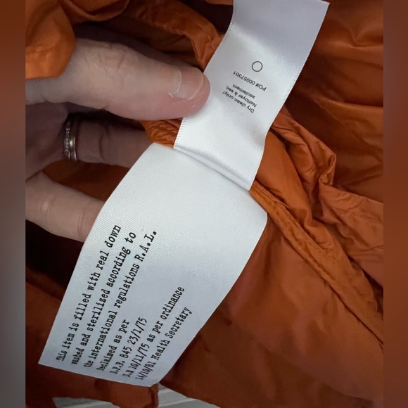 New rag & bone Rudy Nylon Liner Size XS - Picture 7 of 7